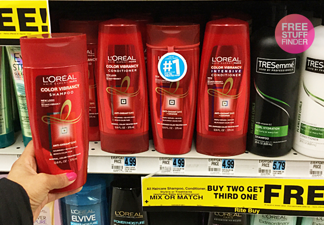 $1.99 (Reg $5) L’Oreal Elvive Shampoo or Conditioners at Rite Aid