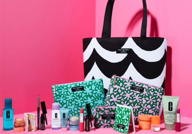 FREE 7-Piece Marimekko Gift Set with Clinique Purchase + FREE Shipping