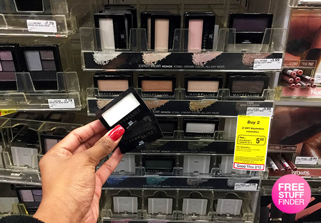 FREE Maybelline Expert Wear Eyeshadow at CVS + $1.02 Moneymaker