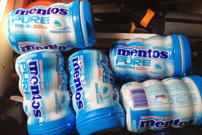 $9.75 Mentos Gum Pure Fresh 50-Piece Bottle 6-Pack + FREE Shipping