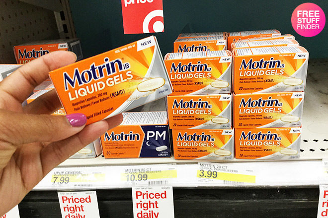 *HOT* $0.79 (Reg $4) Motrin Liquid Gels at Target