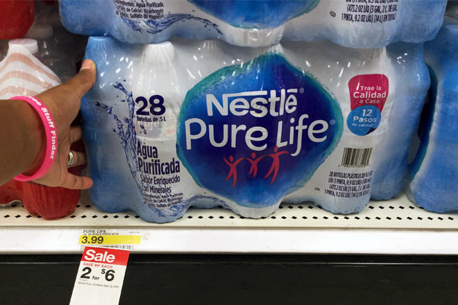 *HOT* $2.50 (Reg $4) Nestle Pure Life Water 28-Pack at Target (Print Coupon Now!)