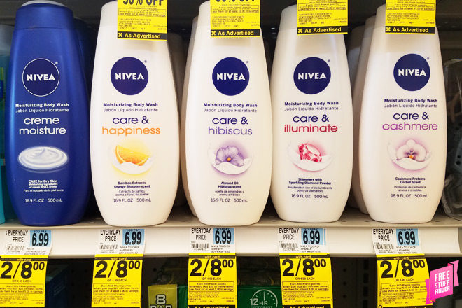$2.50 (Reg $7) Nivea Body Wash at Rite Aid