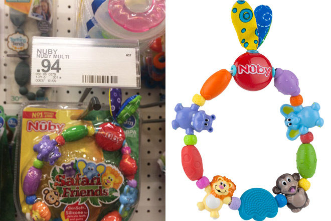 RUN! $0.94 (Reg $5) Nuby Safari Friends Baby Teether at Target (Possible Pricing Error!)
