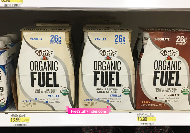 $5.74 (Reg $14) Organic Fuel Protein Milk Shake at Target (ONLY $1.43 per Shake!)