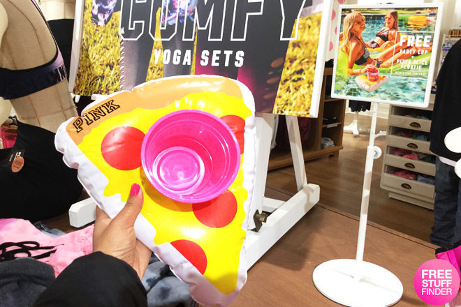 FREE Victoria’s Secret PINK Party Cup & Pizza Slice Floatie with Purchase