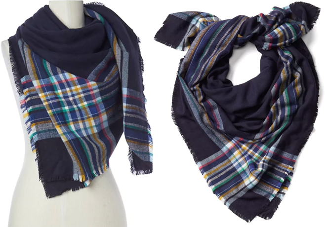 $9.97 (Reg $40) GAP Plaid Blanket Scarf + FREE Shipping