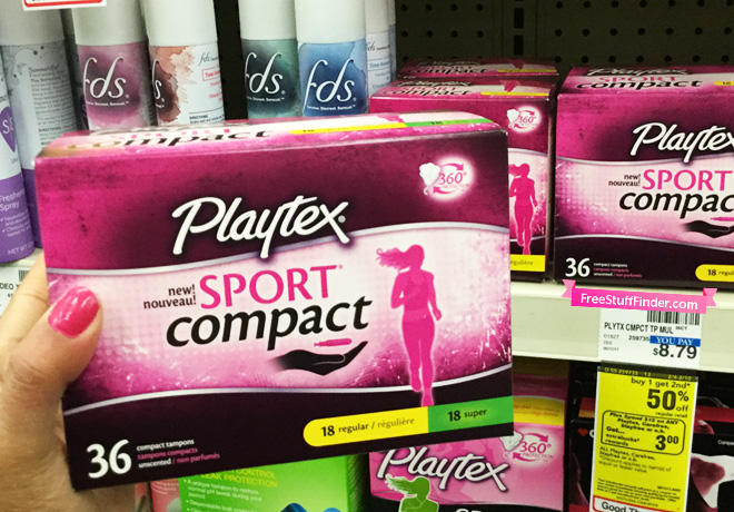 $3.09 (Reg $9) Playtex Sport Tampons at CVS (Print Now!)