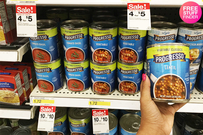 $0.67 (Reg $1.72) Progresso Soup at Target