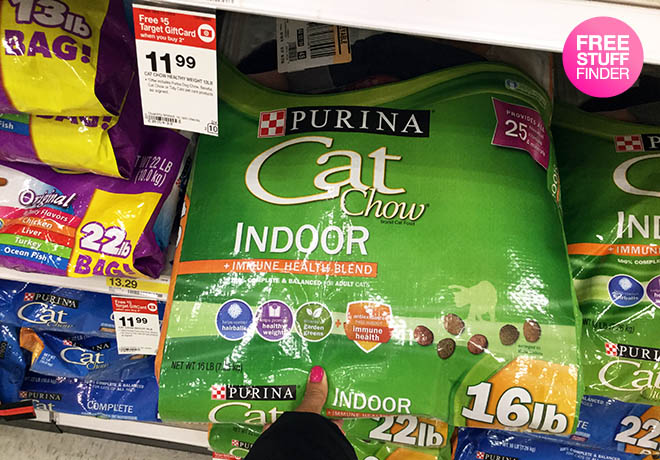 $4.99 (Reg $13.29) Purina Cat Chow at Target