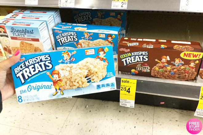 $0.90 (Reg $3) Kellogg's Rice Krispies Treats at Walgreens