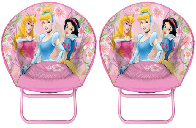 $13.99 Disney Princess Mini Saucer Chair + FREE Shipping