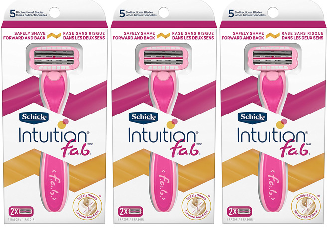 $6.99 (Reg $11.79) Schick Intuition f.a.b. Razor at Kroger