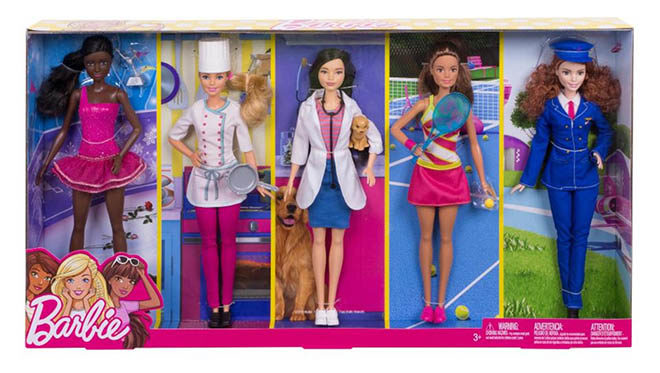 $29.99 (Reg $50) Barbie Careers Fashion Dolls Set + FREE Shipping