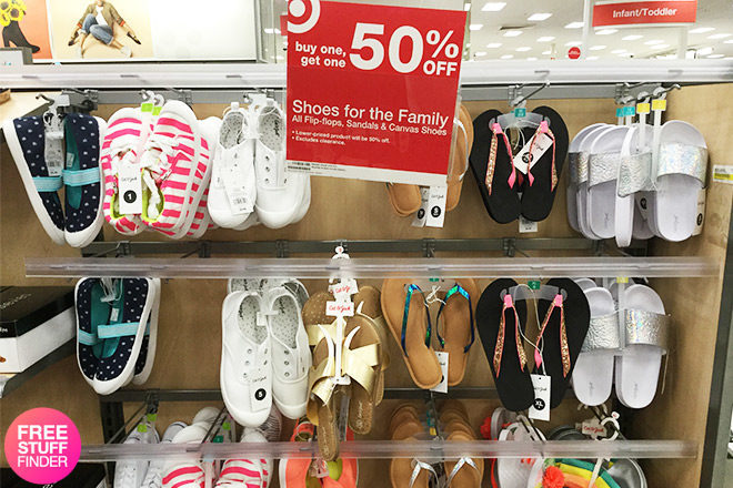 Buy One Get One 50% Off Sandals, Flip Flops & Canvas Shoes at Target (Last Day!)