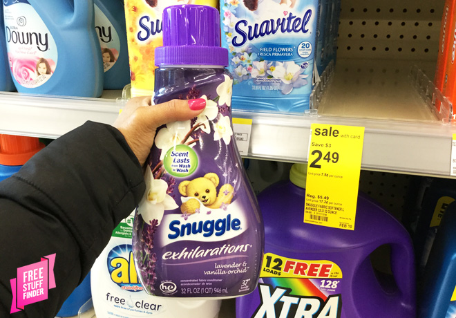 $1.49 (Reg $5.49) Snuggle Liquid Fabric Softener at Walgreens