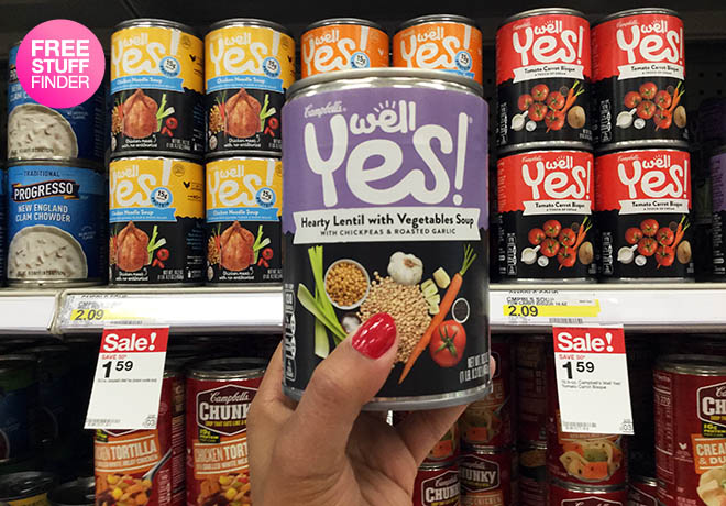 $0.84 (Reg $2.09) Campbell’s Well Yes Soup (16.3 oz) at Target