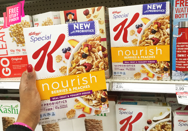 $1.59 (Reg $3) Kellogg's Special K Berries & Peaches Cereal at Target