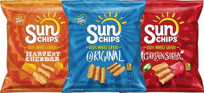 *HOT* SunChips 40-Ct Variety Pack $11.88 + FREE Shipping (Only 30¢ per Bag!)