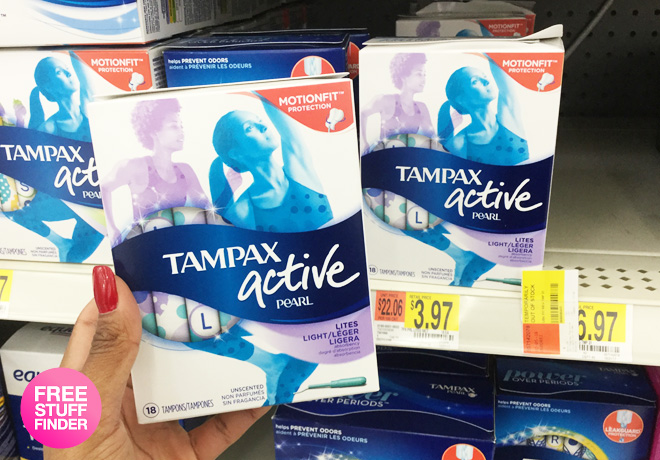 $2.47 (Reg $4) Tampax Pearl Tampons at Walmart (Print Now!)