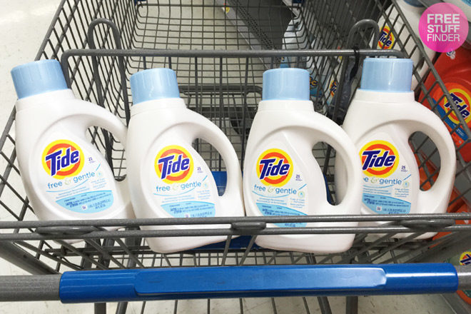 HURRY! $0.77 (Reg $12) Tide Free and Gentle Detergent + FREE Store Pickup