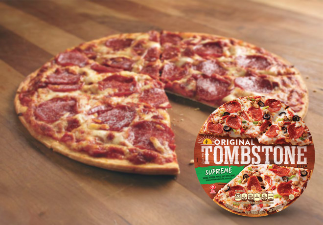 $2.50 (Reg $4.39) Tombstone Pizzas at Kroger