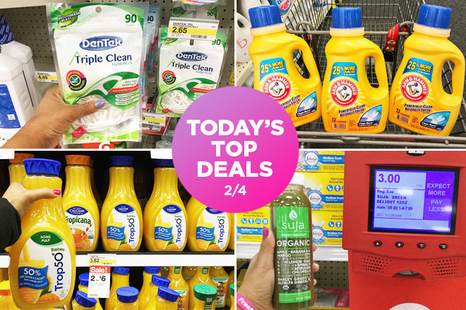 Today's Top Deals: Cheap Juices, Valentine's Day Candy, & Stock Up On Laundry Detergent