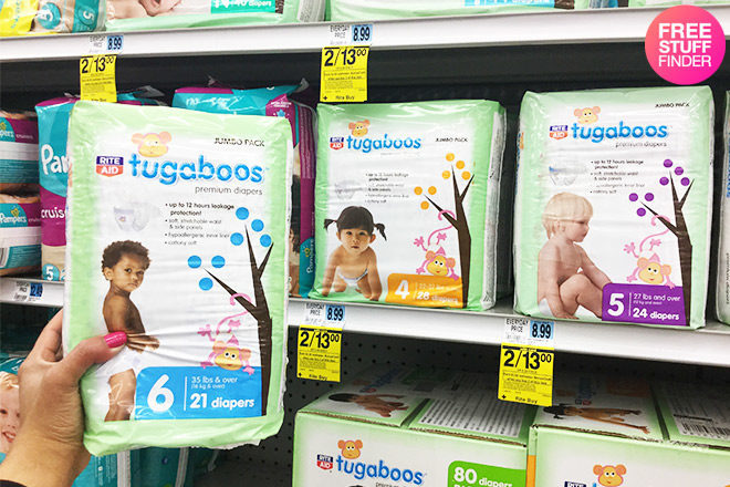 *HOT* $5 (Reg $9) Tugaboos Jumbo Pack Diapers at Rite Aid (No Coupons Needed!)