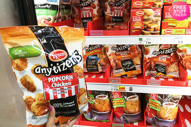 $3.74 (Reg $6.29) Tyson Chicken Anytizers and Strips at Kroger