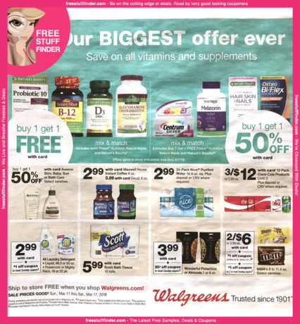 *HOT* Walgreens Ad Preview (Week 3/11 – 3/17)