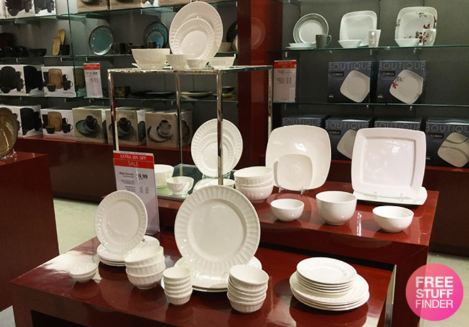 *HOT* $39.99 (Reg $120) White Elements Hampton 42pc Dinnerware Set + FREE Pickup