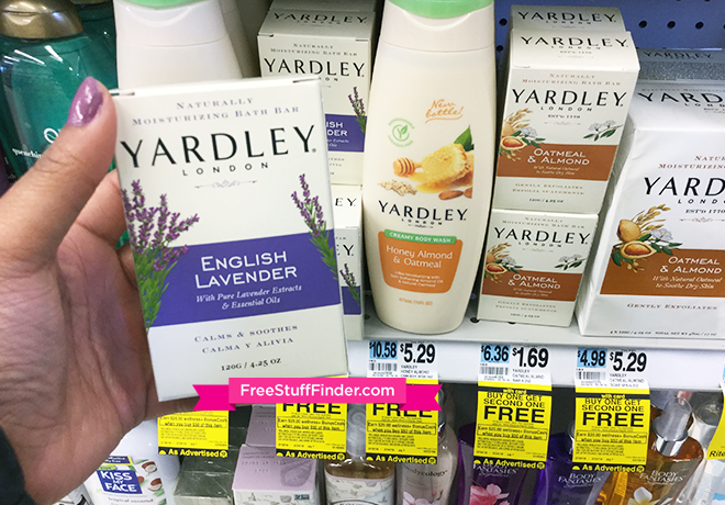 $0.65 (Reg $1.69) Yardley Bath Bars at Rite Aid