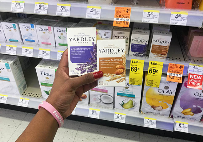 $0.44 (Reg $1.49) Yardley Bar Soap at Walgreens (Today Only!)