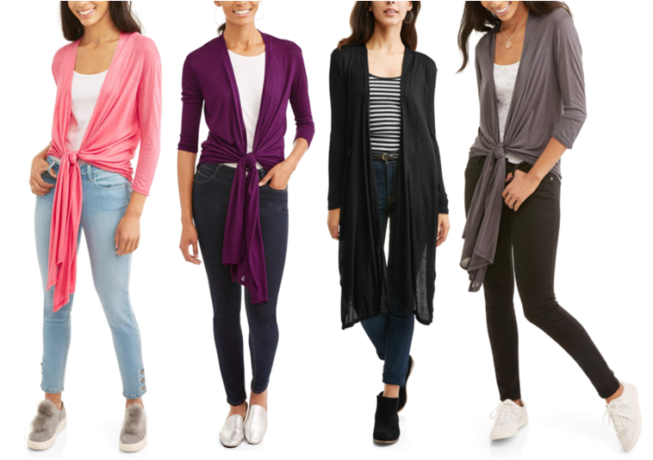 $4 (Reg $10) Women's Soft Knit Convertible Cardigan + FREE Pickup