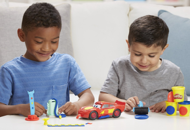 $9.99 (Reg $17) Play-Doh Cars Playset