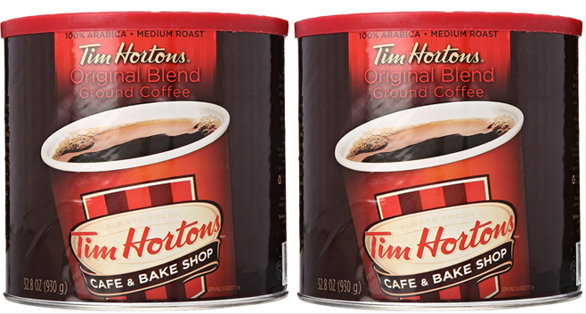 $10.63 (Reg $15.19) Tim Hortons Arabica Ground Coffee + FREE Shipping