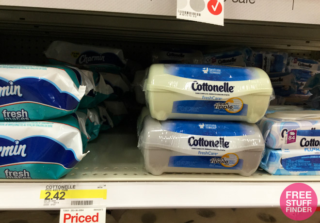 $0.92 (Reg $2.42) Cottonelle FreshCare Cleansing Cloths at Target