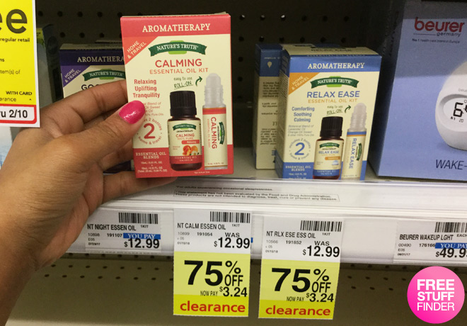 Clearance Find: $2.24 (Reg $13) Nature’s Truth Essential Oil Kit at CVS