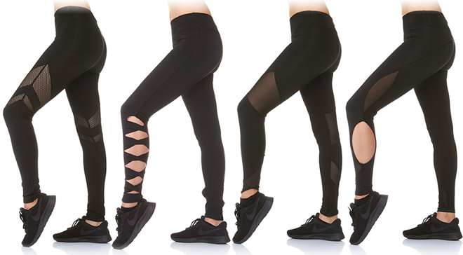 $11.99 (Reg $40) Women's Mesh Workout Leggings + FREE Shipping