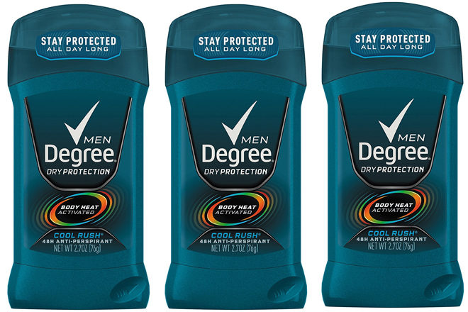 $8.87 (Reg $12) Degree Men Antiperspirant 6-Pack + FREE Shipping (Just $1.48 Each!)