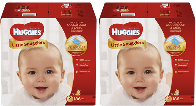 *HOT* $25.74 (Reg $55.81) Huggies Little Snugglers Diapers (186 ct) + FREE Shipping