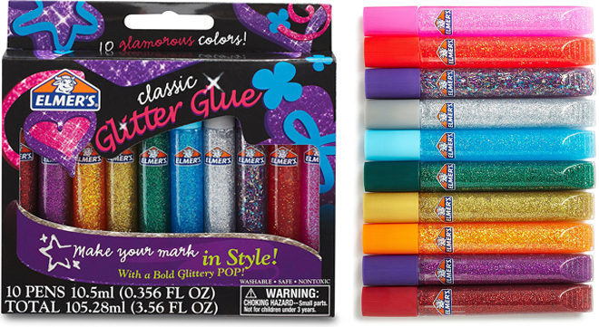 Walmart: Elmer’s 3D Washable Glitter Glue Pens 10-Ct, Just $2 (Reg $5) + FREE Pickup