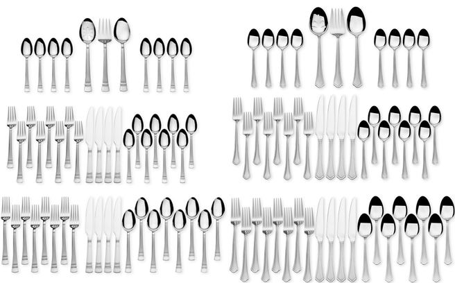 *HOT* $29.99 (Reg $80) 51-Piece Stainless Steel Flatware Sets