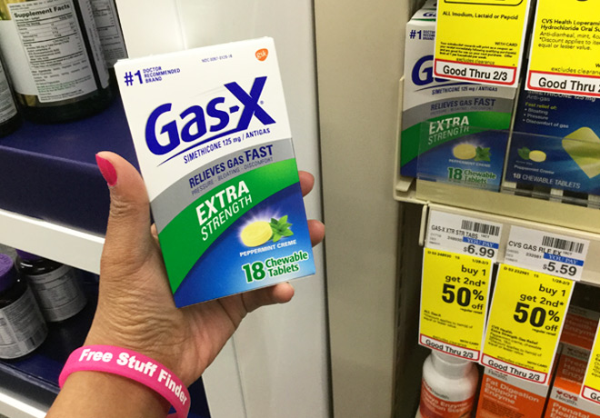 $4.24 (Reg $7) Gas-X Chewable Tablets at CVS