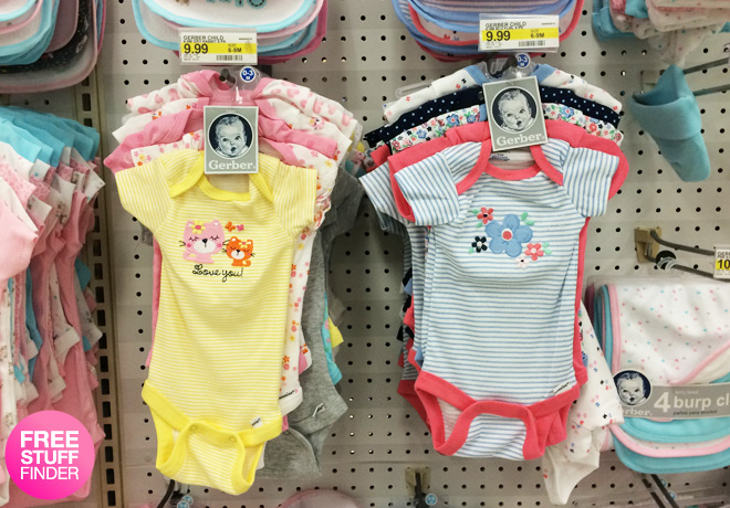 $6.99 (Reg $10) Gerber Onesies 5-Pack at Target (Only $1.40 Each!)