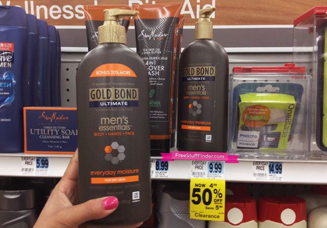 Clearance Find: $3.99 (Reg $10) Gold Bond Men’s Essential Lotion at Rite Aid