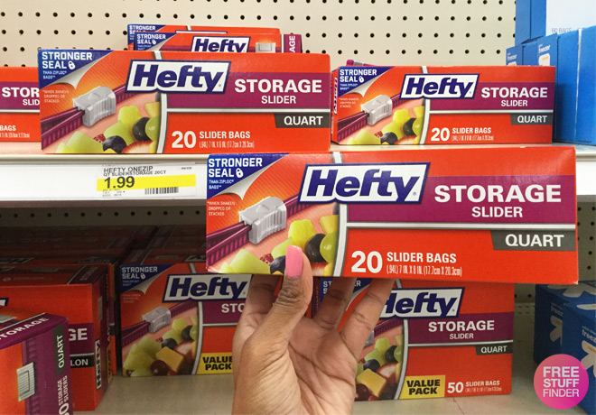 Hefty Storage Slider Bags Just $0.90 at Target (Regularly $2) - Last Day!