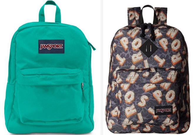 $15.99 (Regularly $36) JanSport SuperBreak Backpacks