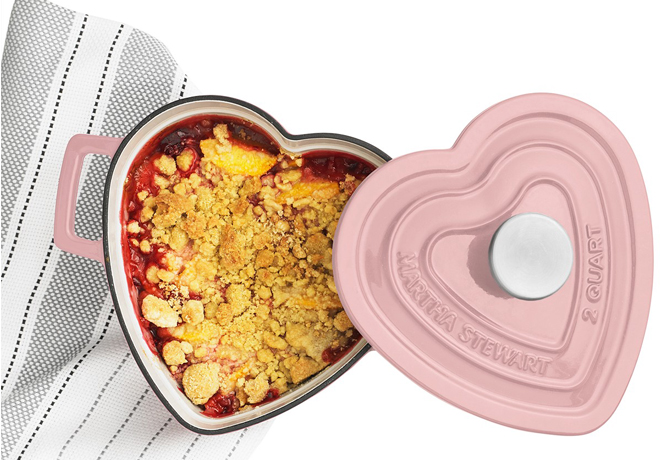 $35.99 (Reg $100) Martha Stewart Heart Casserole Dish + FREE Pickup