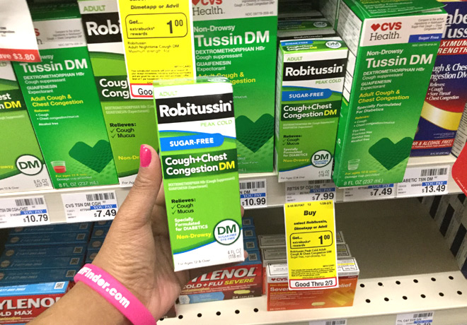 $3.99 (Reg $8) Robitussin Cough Medicine at CVS